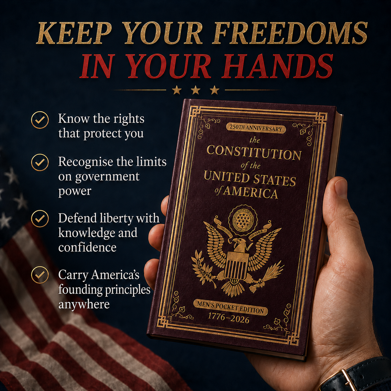 U.S. Constitution – 250th Anniversary Pocket Edition
