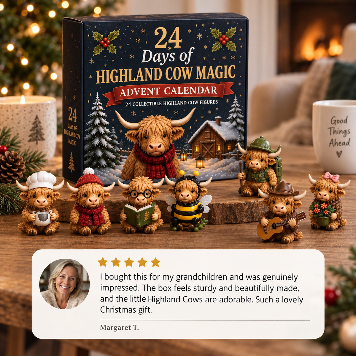 Highland Cow Advent Calendar
