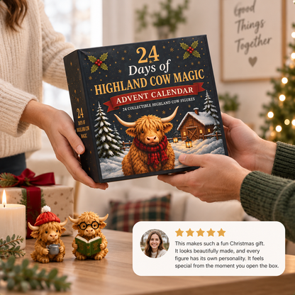 Highland Cow Advent Calendar