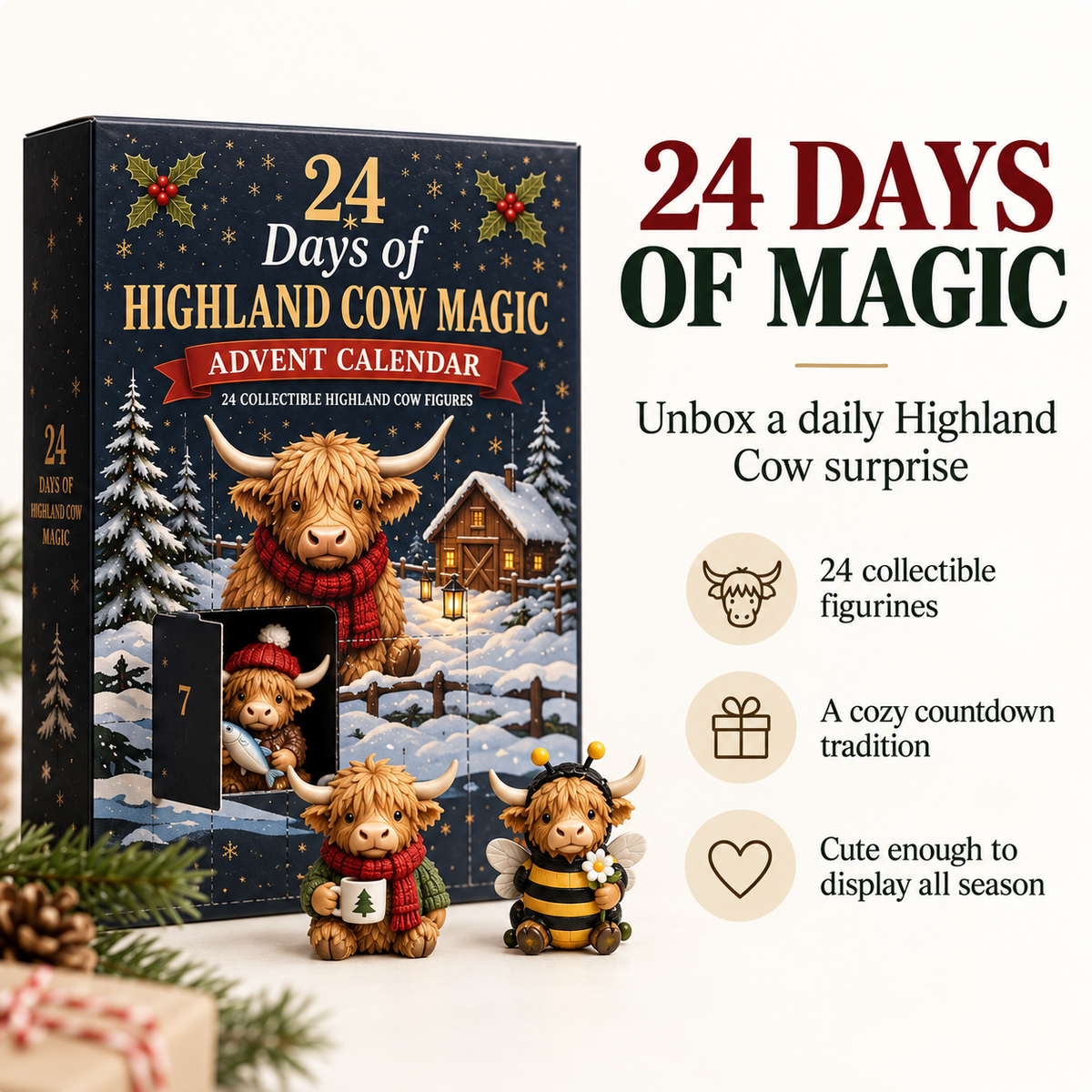 Highland Cow Advent Calendar