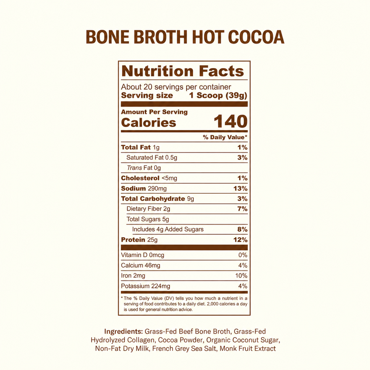 Bone Broth Hot Cocoa